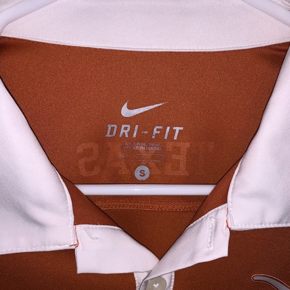 Texas Longhorns Nike dri fit orange polo - Picture 3 of 5